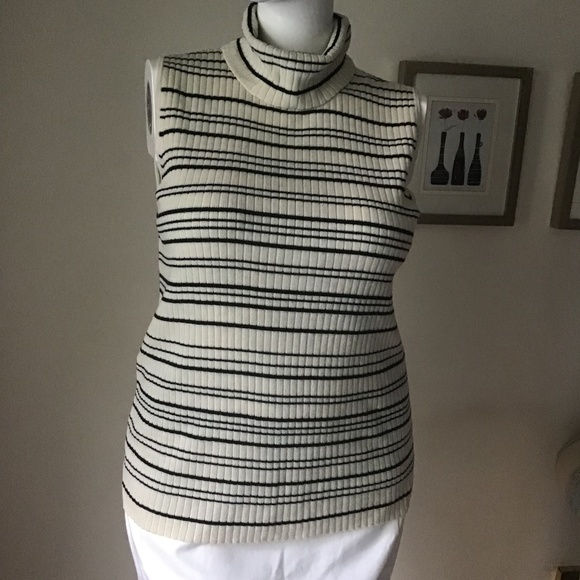 JNY % Merino wool sleeveless sweater - Picture 1 of 11
